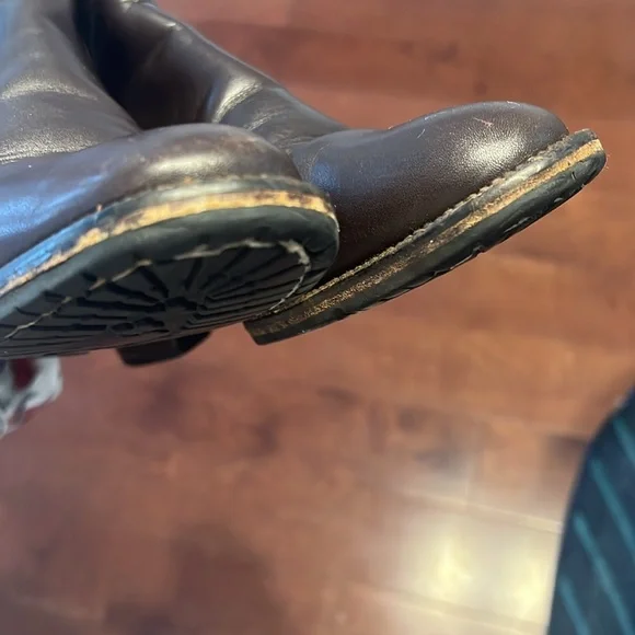 Coach Brown Leather Ankle Boots - Picture 7 of 9